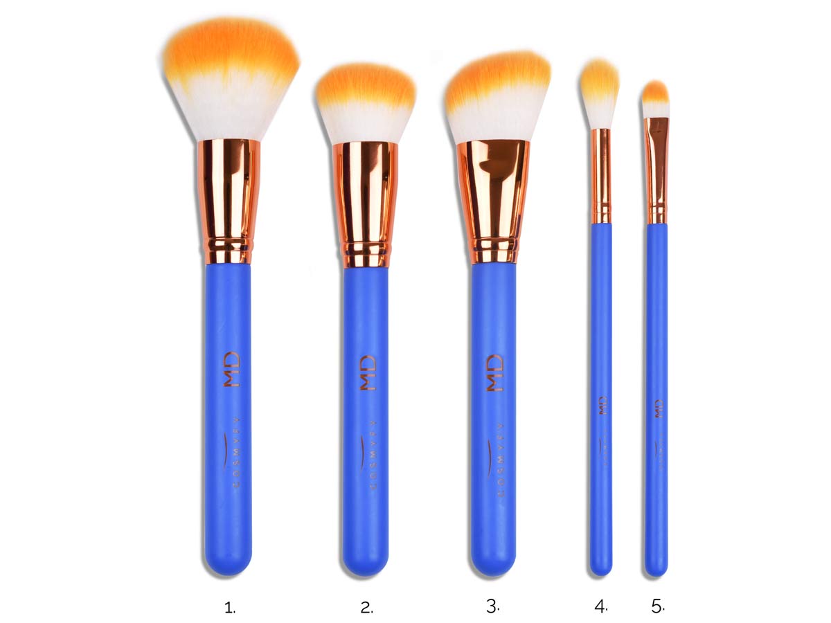 set pennelli viso