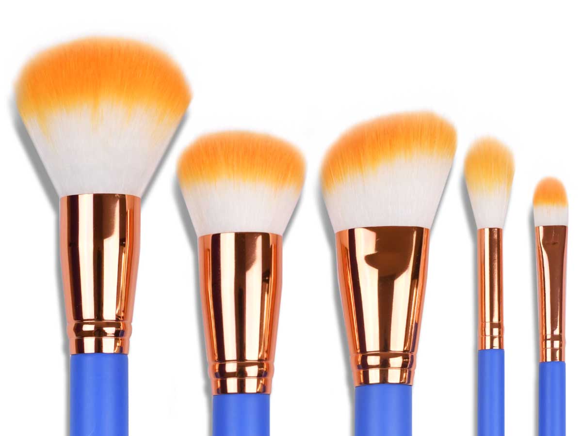 setole set pennelli viso