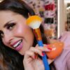 set pennelli viso con beauty blender
