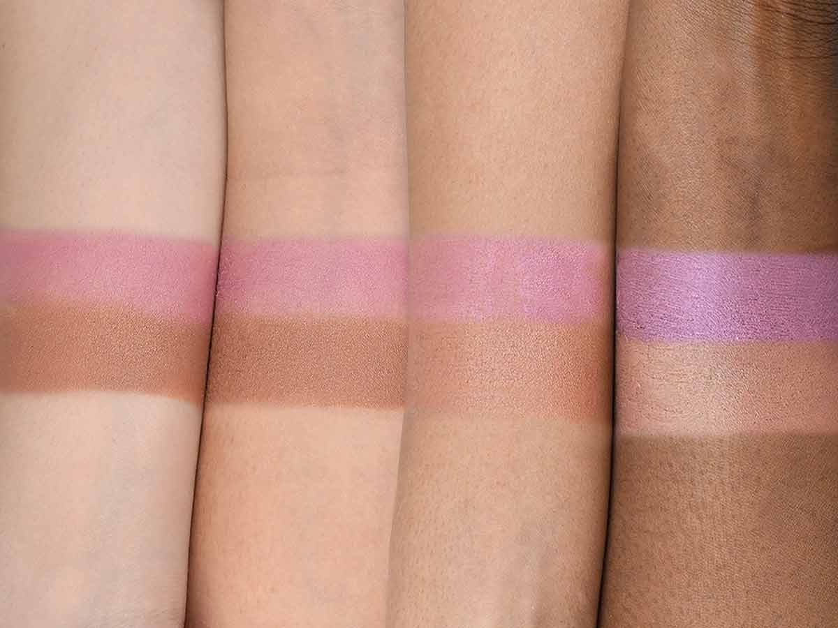 Applicazione blush in stick