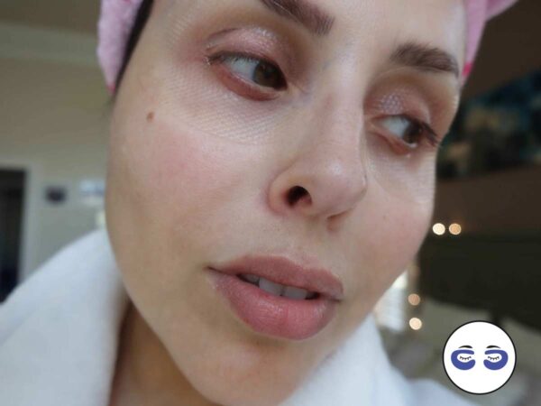 maschera contorno occhi palpebra