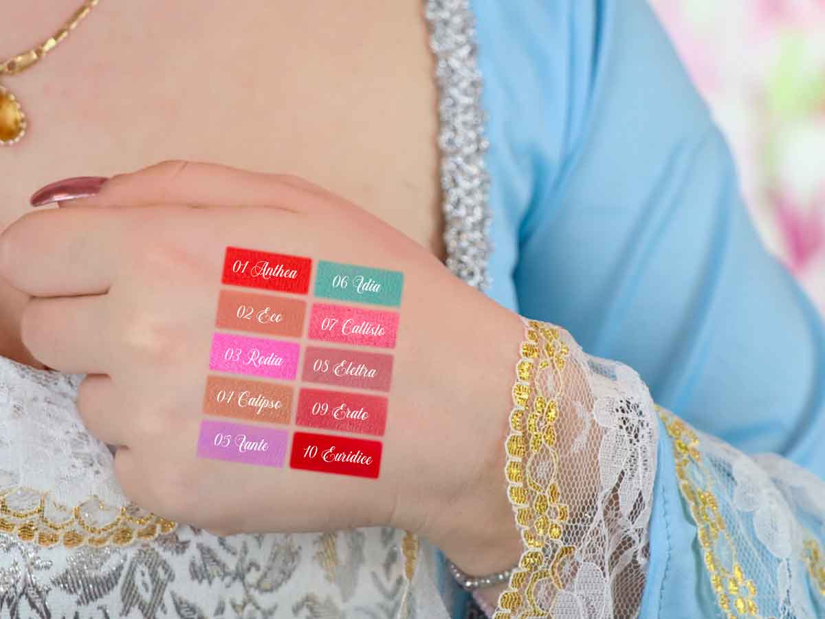 swatch rossetto matte